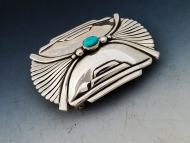 Robot Buckle with turquoise